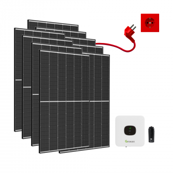 Photovoltaikanlage 3825Wp / 3000W mit Trina Solar 425 Wp und Growatt MIC 3000TL-X, Plug and Play