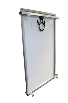 Flexibles Schienensystem "Balkon und Wand" für PV-Module