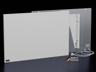 Infrarotheizung "Steel-Line" mit "Gratisstrom" Rahmenlos Weiß