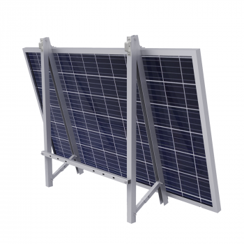 Aluminium Schienensystem M1B-W1150 mit eckigen Balkonbefestigungen
